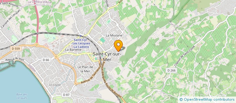 localisation de l'entreprise JSMR DEIDIERE à SAINT-CYR-SUR-MER
