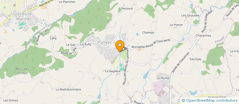 localisation de l'entreprise JSN  POMEYS