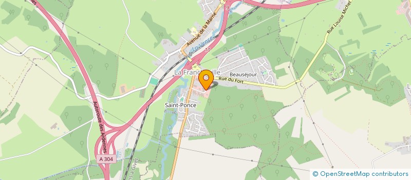 localisation de l'entreprise JSN  VILLERS-SEMEUSE