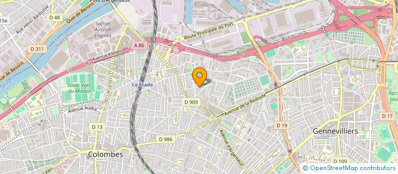 localisation de l'entreprise JSN CAPITAL à COLOMBES