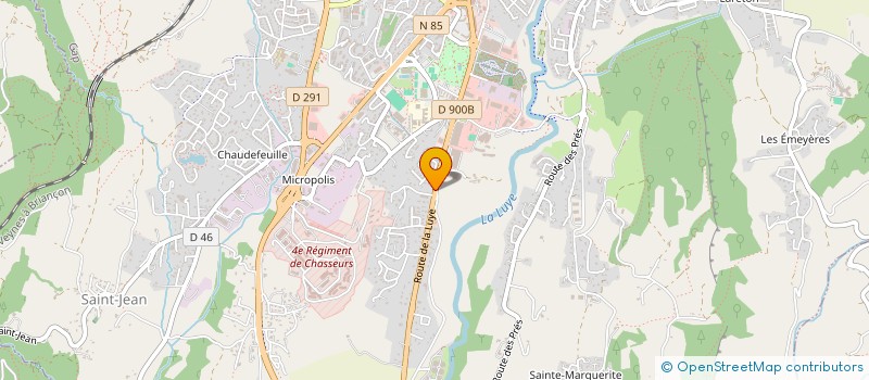 localisation de l'entreprise JSN DES THERMES  GAP