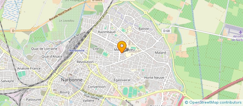 localisation de l'entreprise JSN IMMOBILIER  NARBONNE