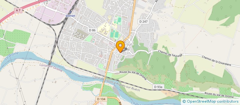 localisation de l'entreprise JSN LES CIGALES  LIVRON SUR DROME