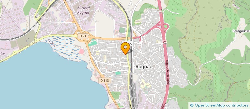 localisation de l'entreprise JSNOT  ROGNAC