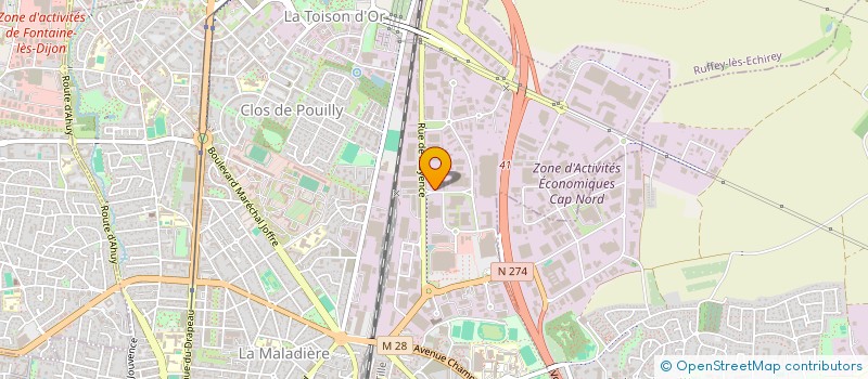 localisation de l'entreprise JSO HOLDING à GEVREY-CHAMBERTIN