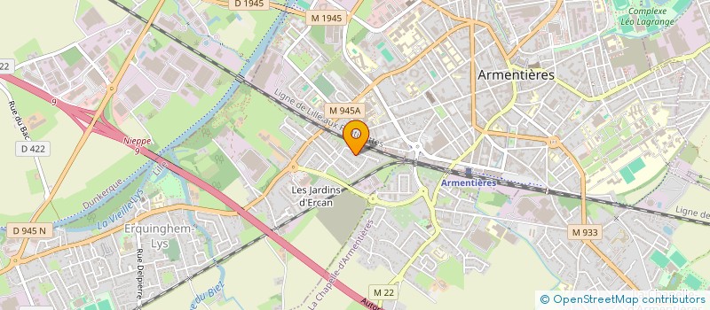 localisation de l'entreprise JSO INVEST  ERQUINGHEM-LYS