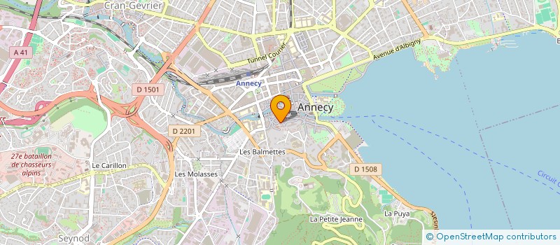 localisation de l'entreprise JSP 2000 à ANNECY