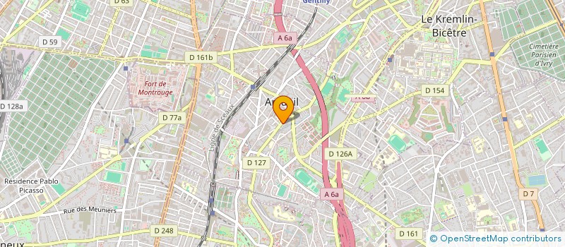 localisation de l'entreprise JSP à ARCUEIL