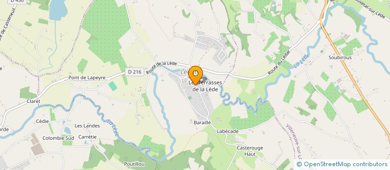 localisation de l'entreprise JSP  LEDAT