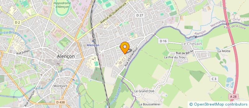 localisation de l'entreprise JSP à ALENCON