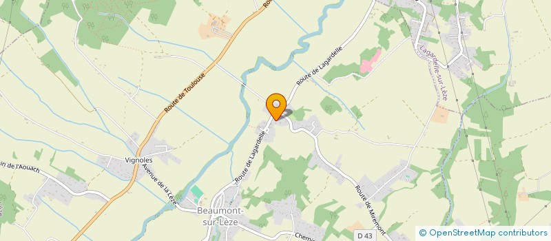 localisation de l'entreprise JSP BATIMENT  BEAUMONT-SUR-LEZE