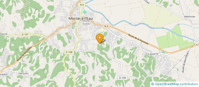 localisation de l'entreprise JSP DISTRIBUTION à MORNE A L'EAU