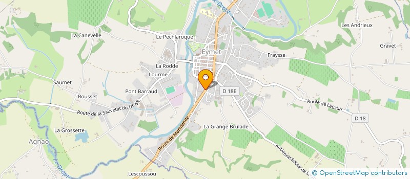 localisation de l'entreprise JSP III  EYMET