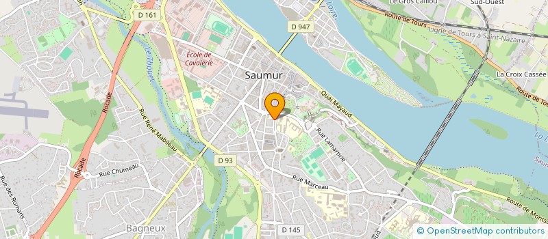 localisation de l'entreprise JSP IMMO  SAUMUR