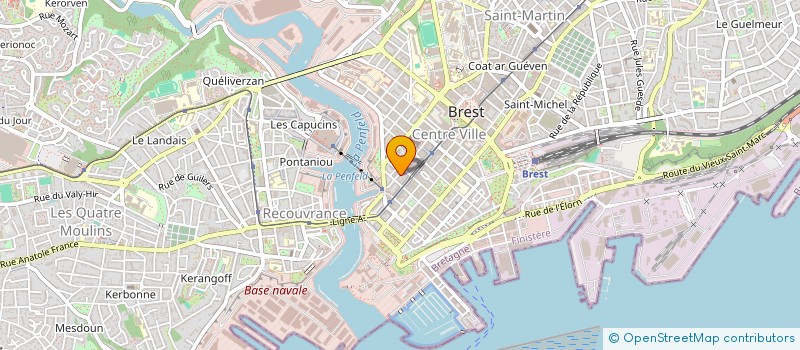 localisation de l'entreprise JSP IMMOBILIER à BREST
