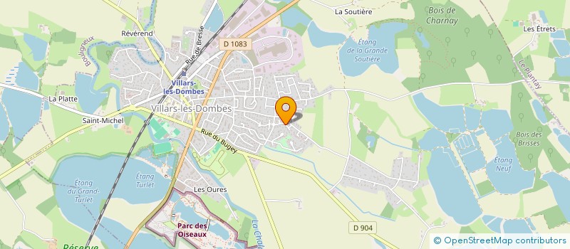 localisation de l'entreprise JSP PARTICIPATIONS à VILLARS-LES-DOMBES