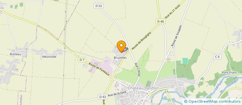 localisation de l'entreprise JSP RENOVATION  CHATEAU-LANDON