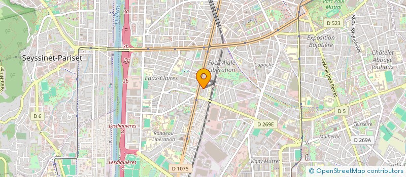 localisation de l'entreprise JSP SECURITE à GRENOBLE