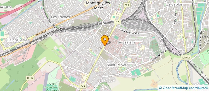 localisation de l'entreprise JSPB DISTRIBUTION  MONTIGNY-LES-METZ