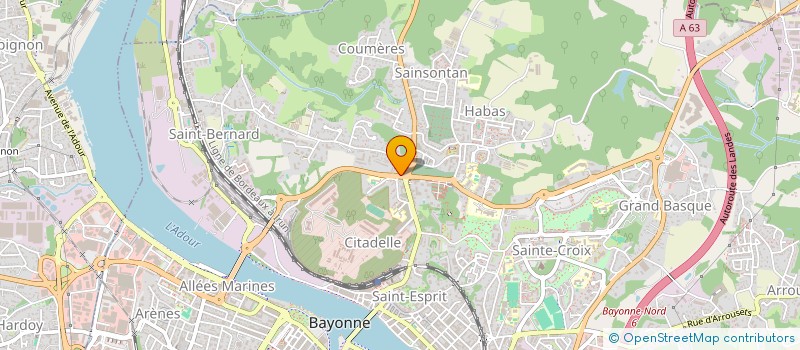 localisation de l'entreprise JSPEINTURE  BAYONNE