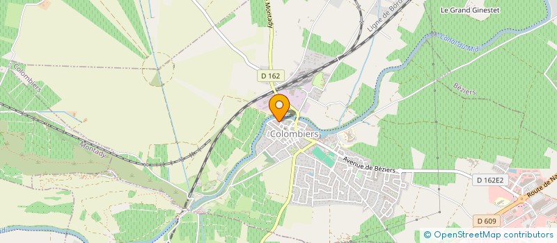 localisation de l'entreprise JSPP IMMO à COLOMBIERS