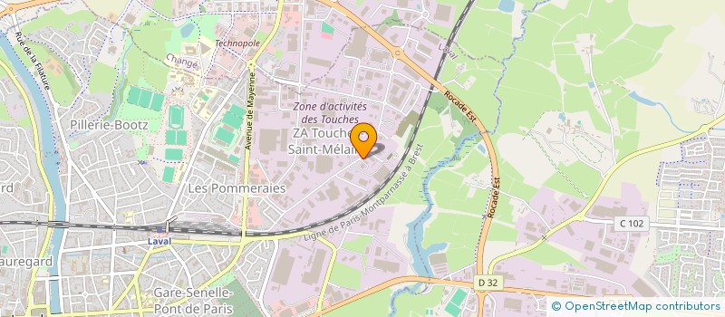 localisation de l'entreprise JSR à LAVAL