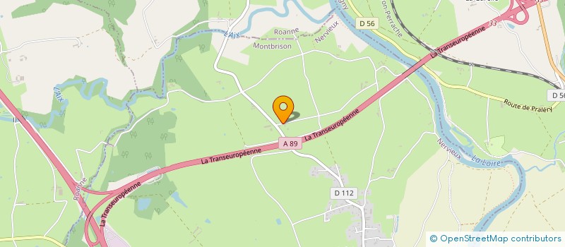 localisation de l'entreprise JSR  NERVIEUX