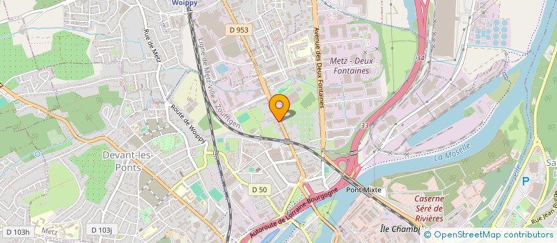 localisation de l'entreprise JSR AUTOS à METZ