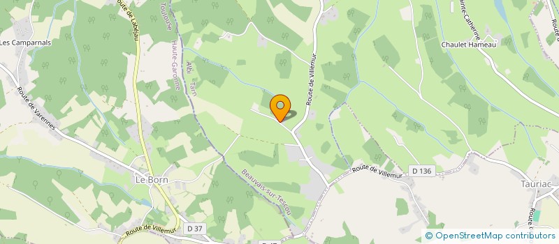 localisation de l'entreprise JSR HYDRAULIQUE  BEAUVAIS-SUR-TESCOU