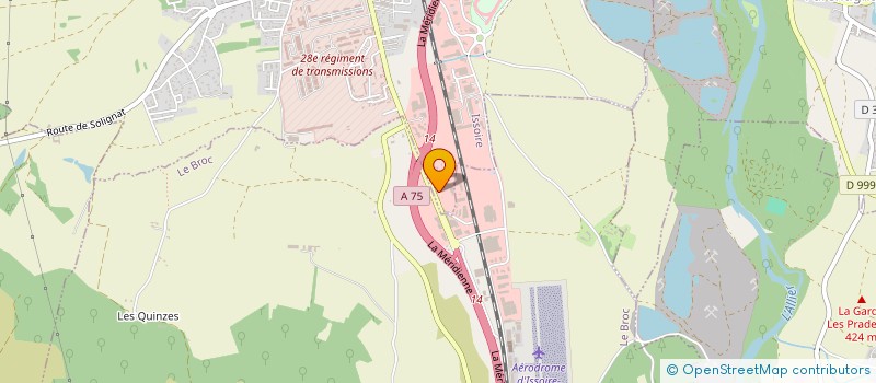 localisation de l'entreprise JSR ISSOIRE à LE BROC