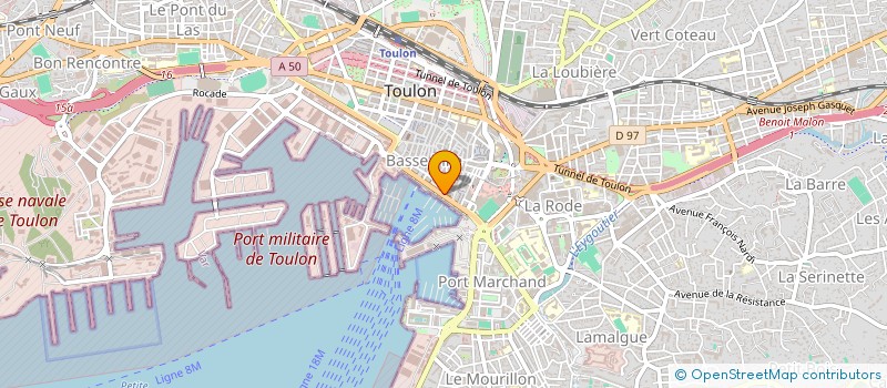 localisation de l'entreprise JSR STORE  TOULON