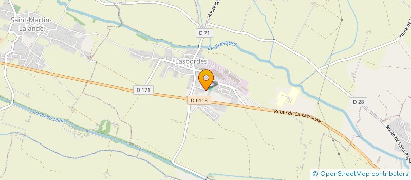 localisation de l'entreprise JSROMA à LASBORDES