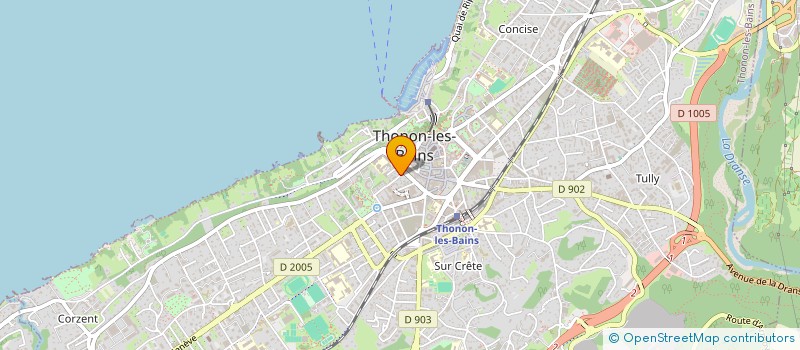 localisation de l'entreprise JSS CINEMA à THONON-LES-BAINS