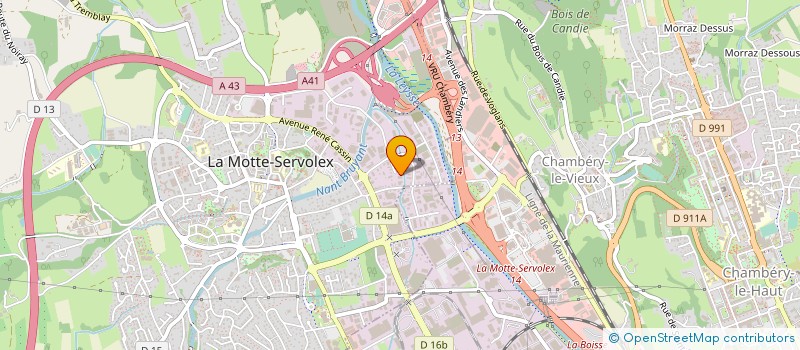 localisation de l'entreprise JST  LA MOTTE-SERVOLEX