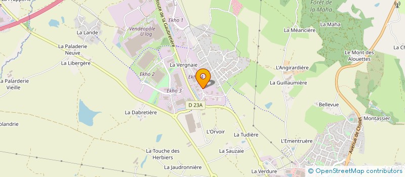 localisation de l'entreprise JST IMMOBILIER à LES HERBIERS