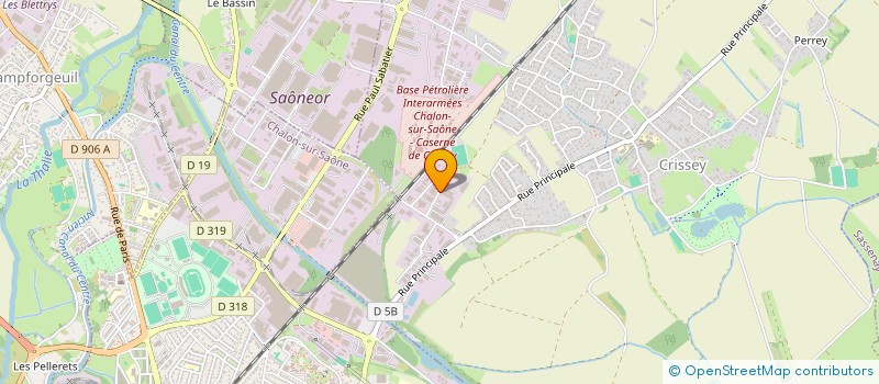 localisation de l'entreprise JST MAINTENANCE à CHALON-SUR-SAONE