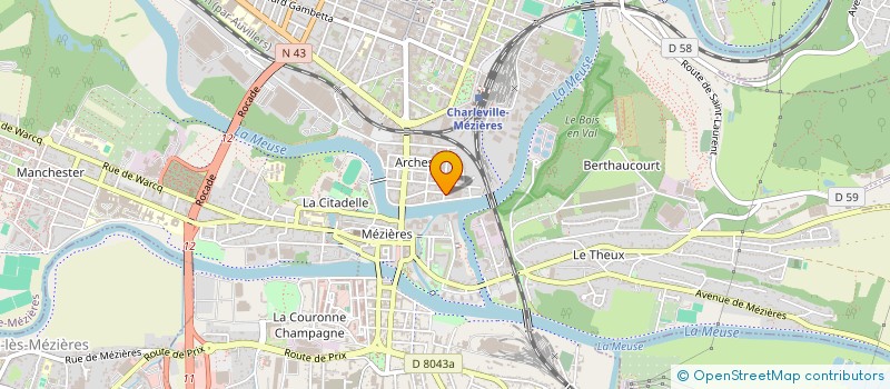 localisation de l'entreprise JST SERVICES à CHARLEVILLE-MEZIERES