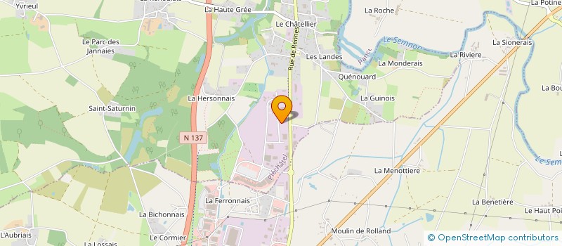 localisation de l'entreprise JST TAXI  BAIN-DE-BRETAGNE