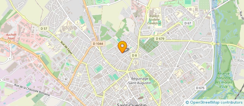 localisation de l'entreprise JSTARLAB à SAINT-QUENTIN