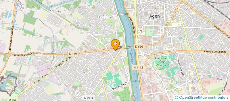 localisation de l'entreprise JSTBAT  LE PASSAGE