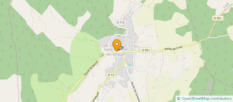 localisation de l'entreprise JSV CONSEILS  SAINT-ETIENNE-LES-ORGUES