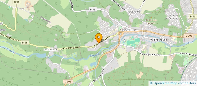 localisation de l'entreprise JSWANN  CHEVREUSE