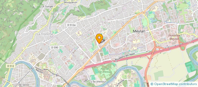 localisation de l'entreprise JSZ4N NEXUS à MEYLAN