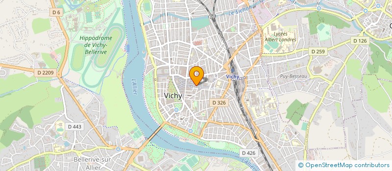 localisation de l'entreprise JT à VICHY