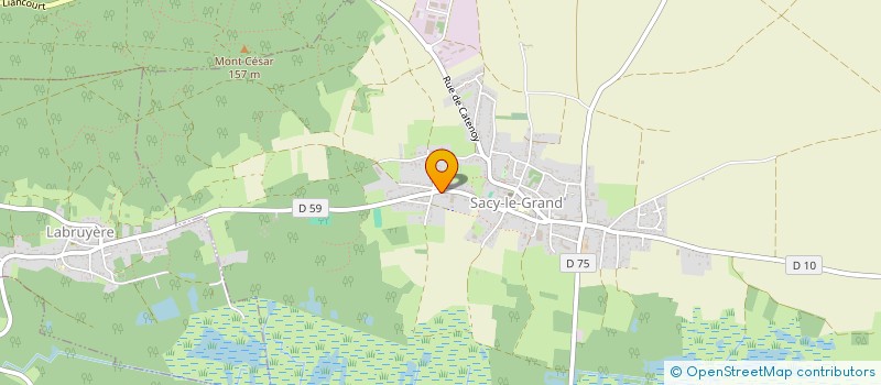 localisation de l'entreprise JT AUTO  SACY-LE-GRAND