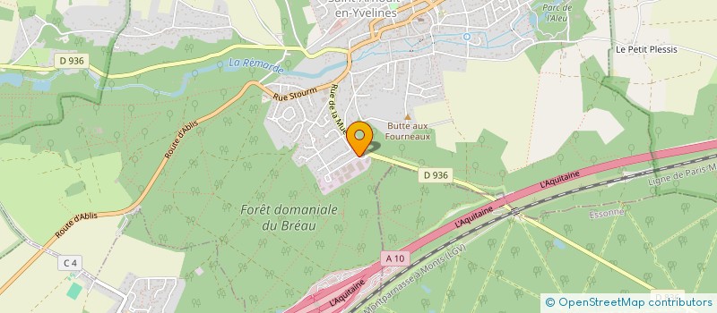 localisation de l'entreprise JT AUTOMOBILES  SAINT-ARNOULT-EN-YVELINES