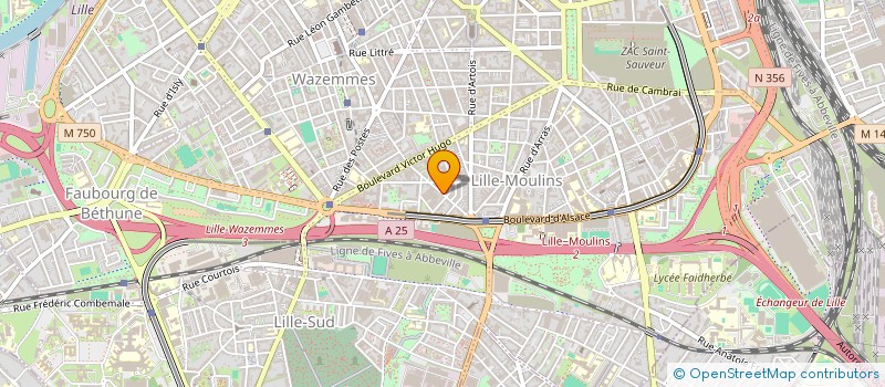 localisation de l'entreprise JT-B INVEST à LILLE