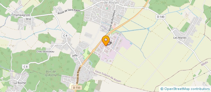 localisation de l'entreprise JT DRIVE&RIDE  SAINT-SULPICE-DE-ROYAN