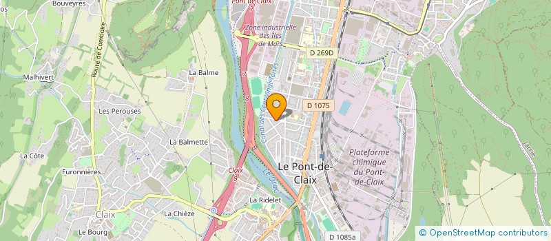 localisation de l'entreprise JT ELEC à LE PONT-DE-CLAIX
