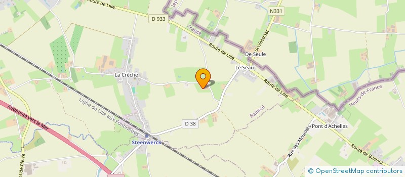 localisation de l'entreprise JT ESTATES à BAILLEUL